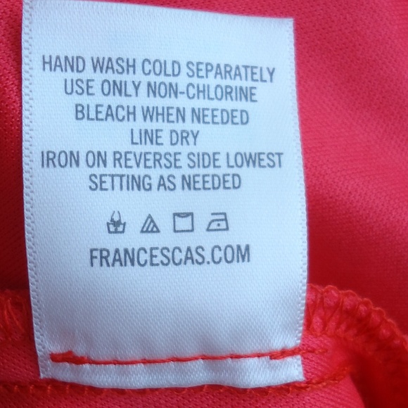 Francesca's Women's Red Floral Long Sleeve Wrap Dress Cocktail Blue Flowers - Picture 12 of 12